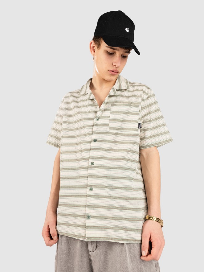 Blue Tomato Ethno Striped Linen Skjorta