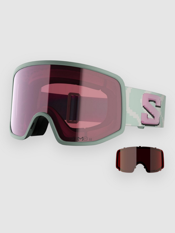 Salomon Sentry Pro S Sigma Iceberg Green Maschera