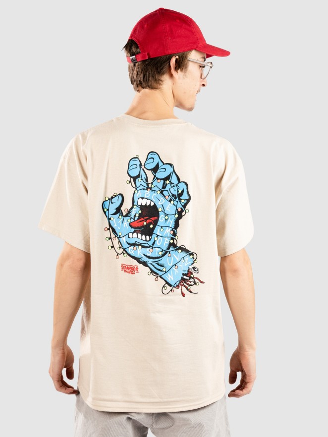 Santa Cruz X Stranger Things Screaming Lights T-Shirt