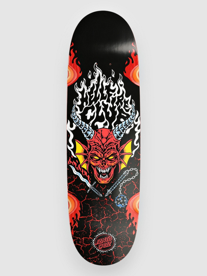 Santa Cruz X StrangerThings Hellfire Club Flames 9″″ Sk
