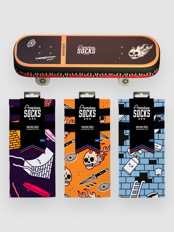 American Socks Skateboard - Giftbox Socks