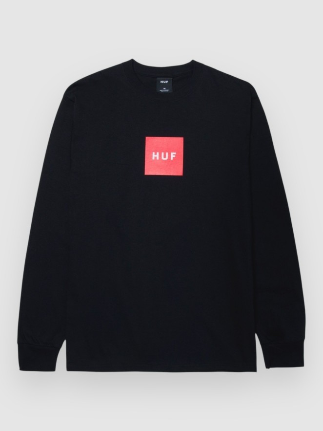 HUF Essentials Box Logo Langærmet t-shirt