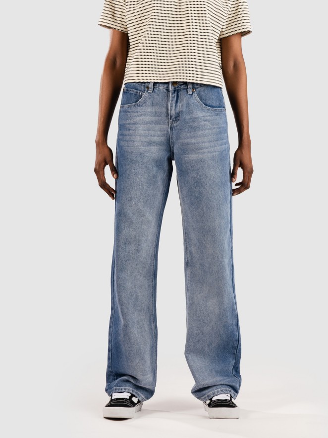 Blue Tomato Straight Cuffed Denim Jeans