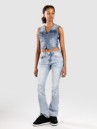 True Religion Lace Up Denim Tank Top