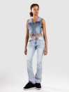 True Religion Lace Up Denim Tank Top