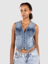 True Religion Lace Up Denim Tank Top