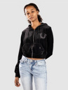 True Religion Crystal Velour Zip Hoodie