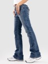 True Religion Becca Mid Rise Boot Cut Flap Jeans