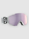 Scott Shield White White/Mint Green Goggle