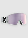 Scott React White/Mint Green Goggle