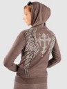 Affliction Death Eyes Burnout Zip Hoodie