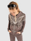 Affliction Death Eyes Burnout Zip Hoodie