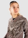 Affliction Death Eyes Burnout Zip Hoodie
