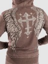 Affliction Death Eyes Burnout Mikina s kapucí na zip