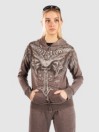 Affliction Death Eyes Burnout Zip Hoodie