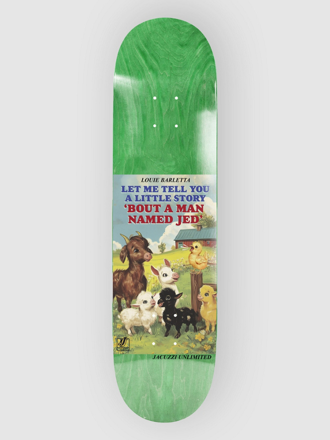 Jacuzzi Unlimited Louie Barletta Storybook 8.25″ Skateboard Deck