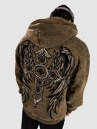 Affliction Crossed Zip Hoodie