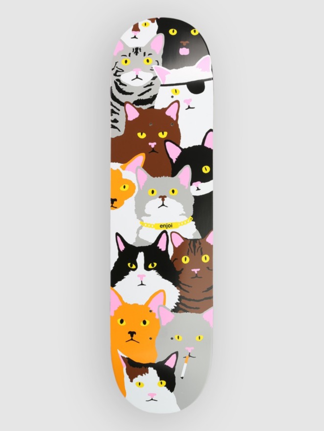 Enjoi Cat Collage R7 8″ Skateboard Deck