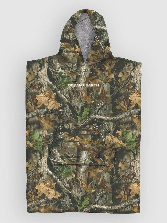 Ocean & Earth Real Camo Hooded Surf Poncho