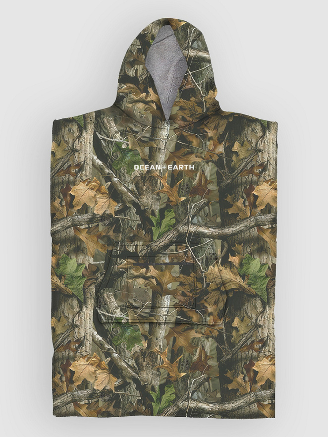 Ocean & Earth Youth Real Camo Hooded Surf Poncho