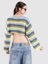 24 Colours 41352 Striped Crochet Pullover