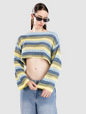 24 Colours 41352 Striped Crochet Pullover