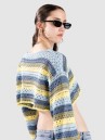 24 Colours 41352 Striped Crochet Pullover