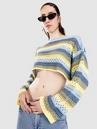 24 Colours 41352 Striped Crochet Pullover