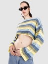 24 Colours 41352 Striped Crochet Pullover