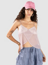 24 Colours 12514C Pink Mesh Débardeur