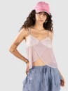 24 Colours 12514C Pink Mesh Débardeur