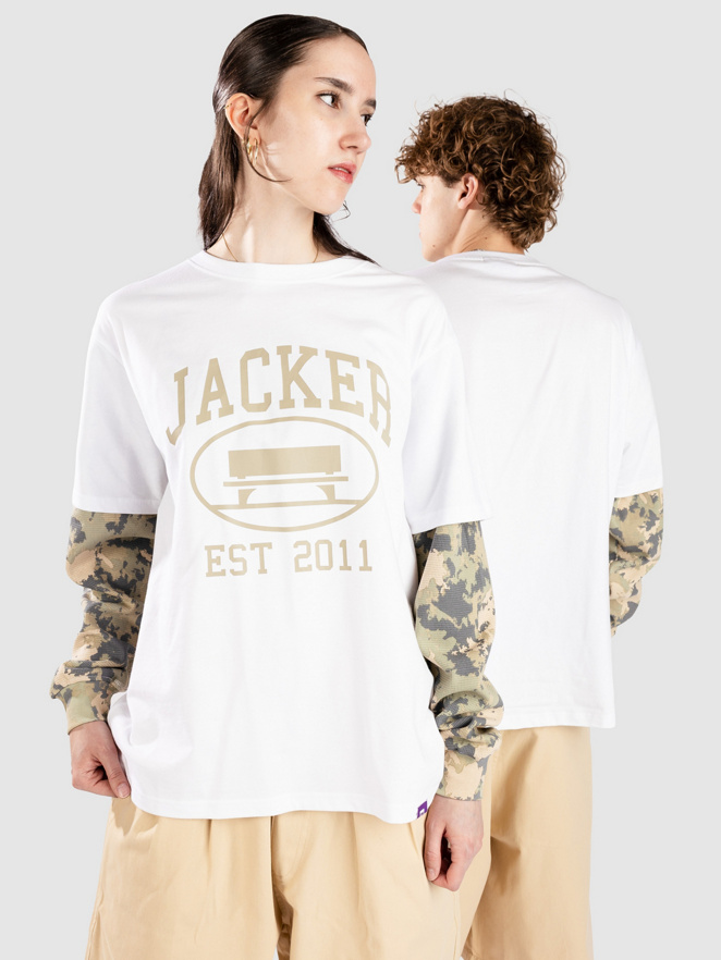 Jacker College Sweat Camo Maglietta a manica lunga