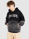 Jacker Curve Logo Gradient Washed Sweatjacke
