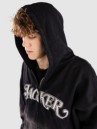 Jacker Curve Logo Gradient Washed Sweatjacke