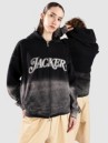 Jacker Curve Logo Gradient Washed Sweatjacke