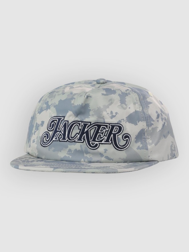 Jacker Big Logo Snapback 5 Panel Camo Cap