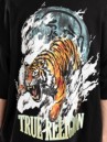 True Religion Tiger Logo Oversized Polo