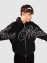 True Religion Cyrstal Script Boxy Zip Hoodie