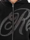 True Religion Cyrstal Script Boxy Zip Hoodie