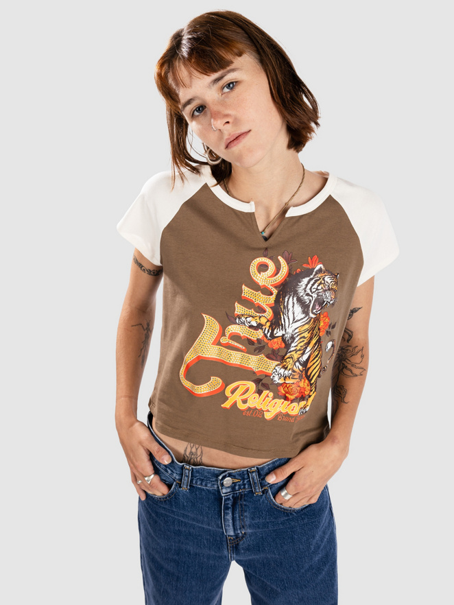 True Religion Contrast Raglan Notch Baby T-Shirt