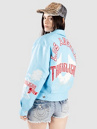 True Religion Branded Pu Varsity Jacket