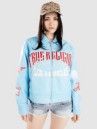 True Religion Branded Pu Varsity Jacket