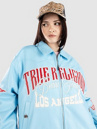True Religion Branded Pu Varsity Jacket