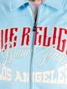 True Religion Branded Pu Varsity Jacket