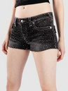 True Religion Crystal All Over Joey Lr Cutoff Flap Shorts