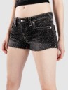 True Religion Crystal All Over Joey Lr Cutoff Flap Shorts