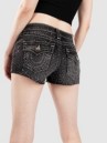 True Religion Crystal All Over Joey Lr Cutoff Flap Shorts