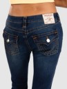 True Religion Joey Mid Rise Flare Flap Jeans