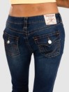 True Religion Joey Mid Rise Flare Flap Jeans