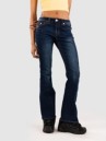 True Religion Joey Mid Rise Flare Flap Jeans